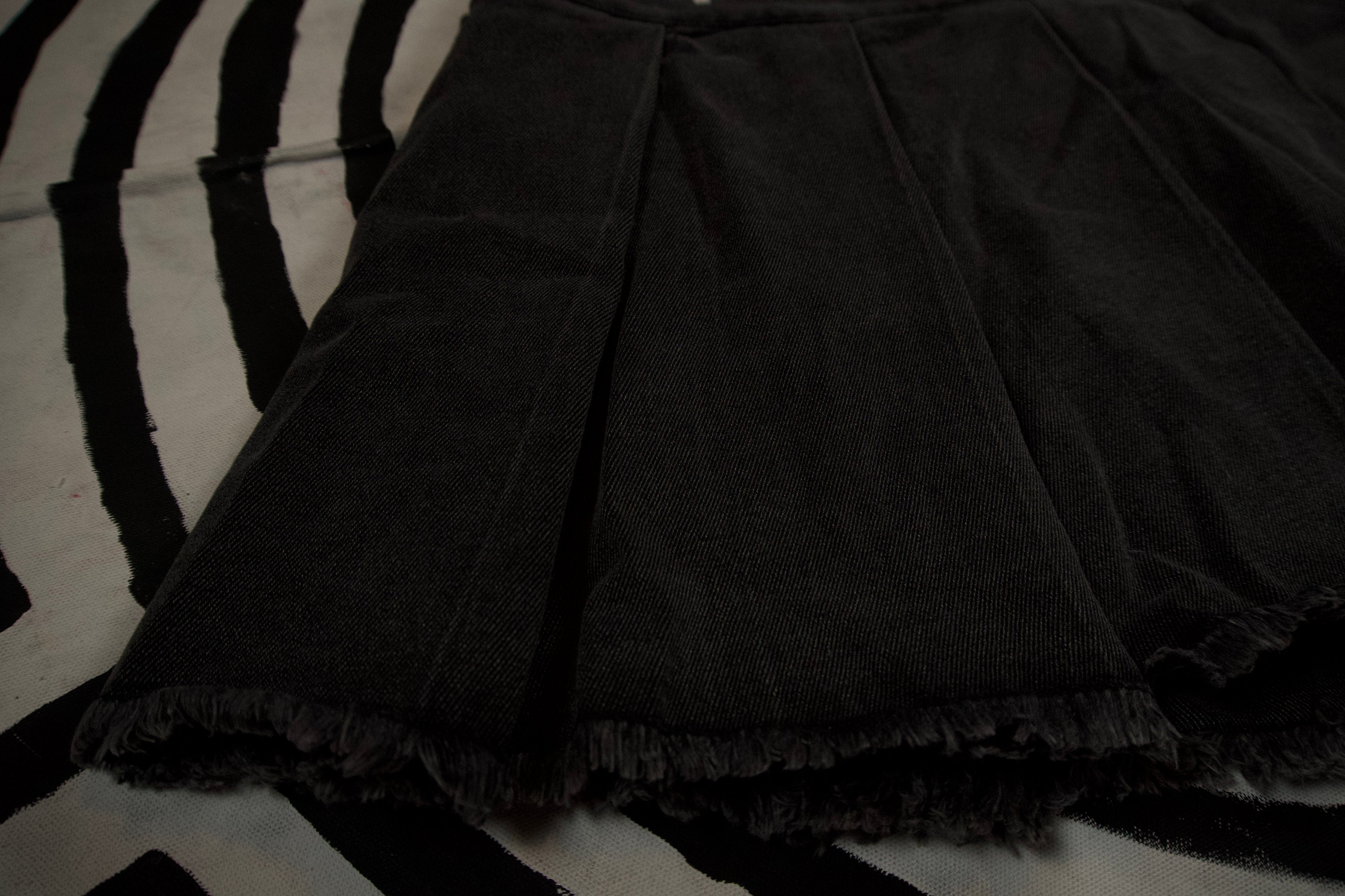'Electric' Hybrid Denim Skirt